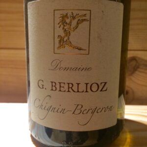Vin Blanc Savoie Chignin Bergeron Gilles Berlioz 2007
