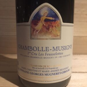 Chambolle Musigny 1er cru Feusselottes Mugneret Gibourg 2011
