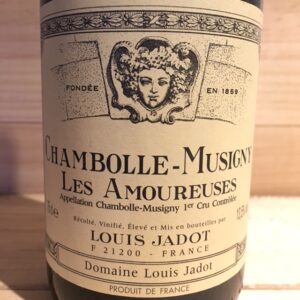 Chambolle Musigny 1er cru Les Amoureuses Jadot 2003