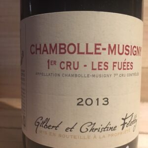 Chambolle Musigny 1er cru Les Fuées Henri Felletig 2013
