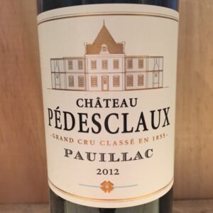 Château Pédesclaux Pauillac 2012