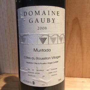 Côtes du Roussillon  La Muntada Gauby  2008