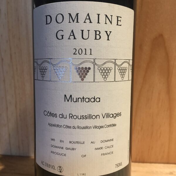 Côtes du Roussillon  La Muntada Gauby  2011