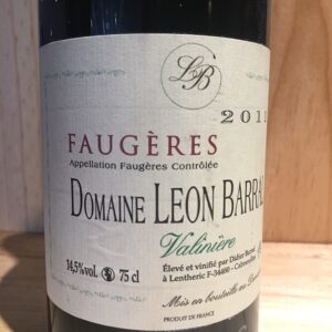 Faugères Valinière Domaine Léon Barral 2015