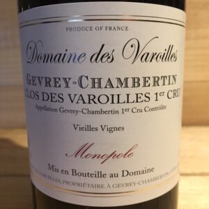 Gevrey Chambertin 1e cru Clos des Varoilles Domaines des Varoilles 2009