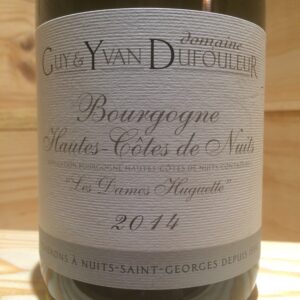 Haute côtes de Nuits  Dame Huguette Dufouleur 2014