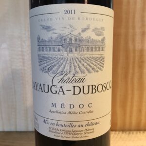 Layauga Dubosq Médoc rouge 2011