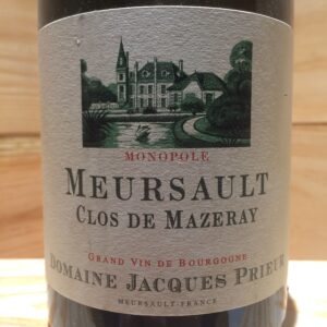 Meursault Clos de Mazeray Jacques Prieur 2012