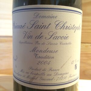 Mondeuse Tradition Michel Grisard 2004