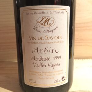 Mondeuse d'Arbin Vieilles Vignes Louis Magnin 1999