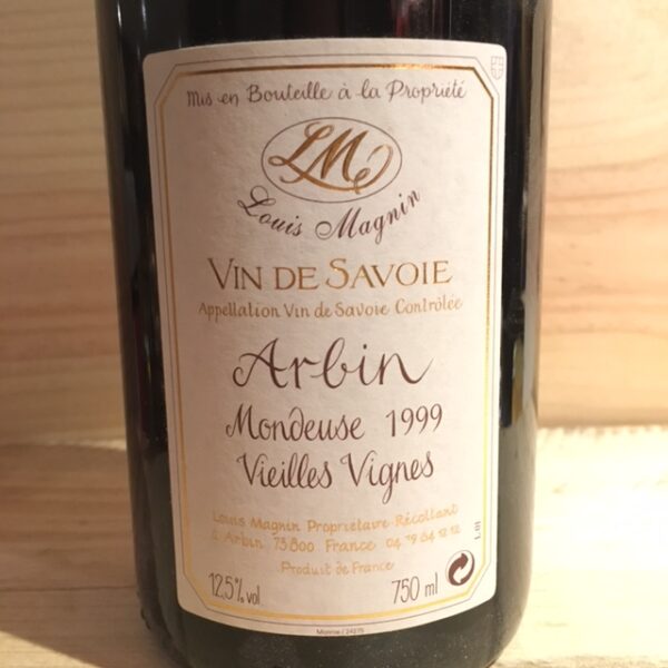 Mondeuse d'Arbin Vieilles Vignes Louis Magnin 1999