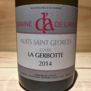 Nuits Saint Georges blanc Gerbotte Domaine Arlot 2014