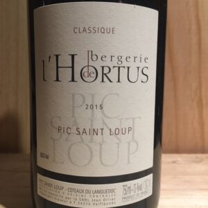 Pic St Loup Bergerie  Domaine de l'Hortus 2015