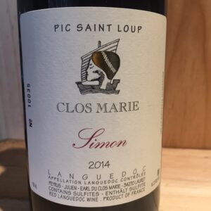 Pic St Loup Simon Clos Marie 2014