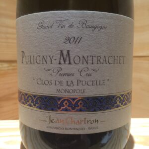 Puligny Montrachet 1er cru Clos de la Pucelle Chartron 2011