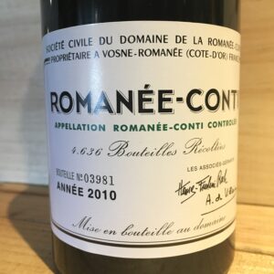 Romanée Conti domaine de la Romanée Conti 2010