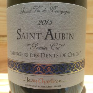 Saint Aubin 1er cru Murgers des dents de Chien Chartron 2013
