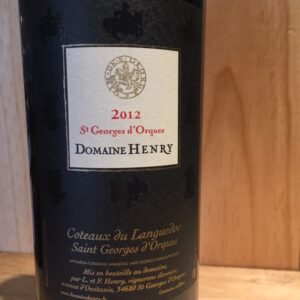 Saint Georges D'orques Domaine Henry  2012