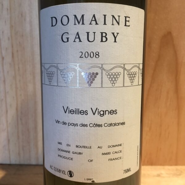 Vin De Pays d'Oc Vieilles Vignes  Gauby  2008