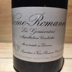 Vosne Romanée Les Genaivrières Leroy 2009