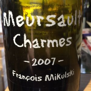 Meursault 1er Cru Les Charmes François Mikulski 2007