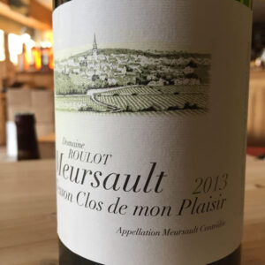 Meursault 2013 Les Tessons Clos de mon plaisir Roulot