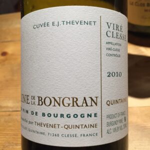 Viré Clessé Quintaine Domaine Bongran 2010