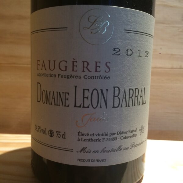 Faugères Jadis Domaine Léon Barral 2012