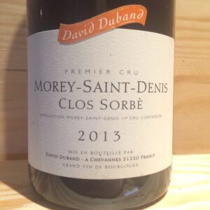 Morey Saint Denis 1er Cru Clos Sorbè 2013 Duband