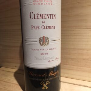 Pessac Leognan Clémentin de Pape Clément 2012