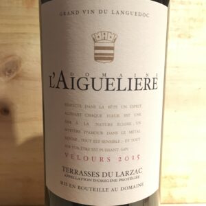 Terrasses du Larzac Velours 2015 Domaine L'Aiguelière