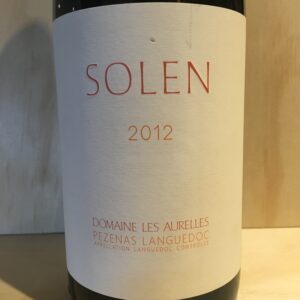 Pezenas Languedoc Solen 2012 Domaine Les Aurelles