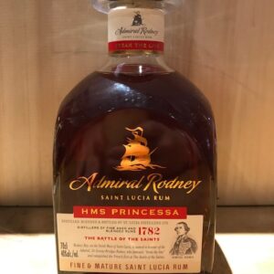 Sainte Lucia Rum HMS princessa Admiral Rodney