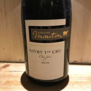 Givry Rge 1er Cru Clos Jus Domaine Mouton   2016