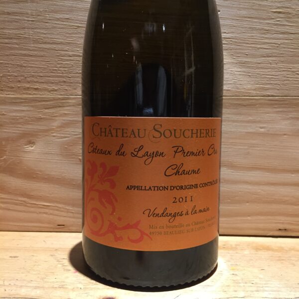 coteaux du layon premier cru chaume 2011 château soucherie