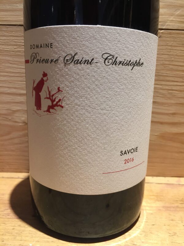 Vin Rouge Savoie Mondeuse Domaine Prieuré Saint Christophe Giachino 2016