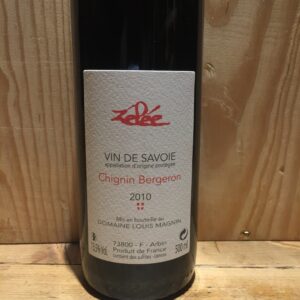 Chignin Bergeron Zélée Domaine Louis Magnin 2010 Blanc Moelleux Savoie