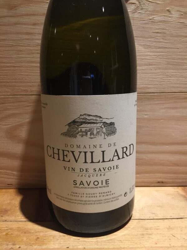 Vin Blanc Savoie Jacquère Domaine de Chevillard 2016
