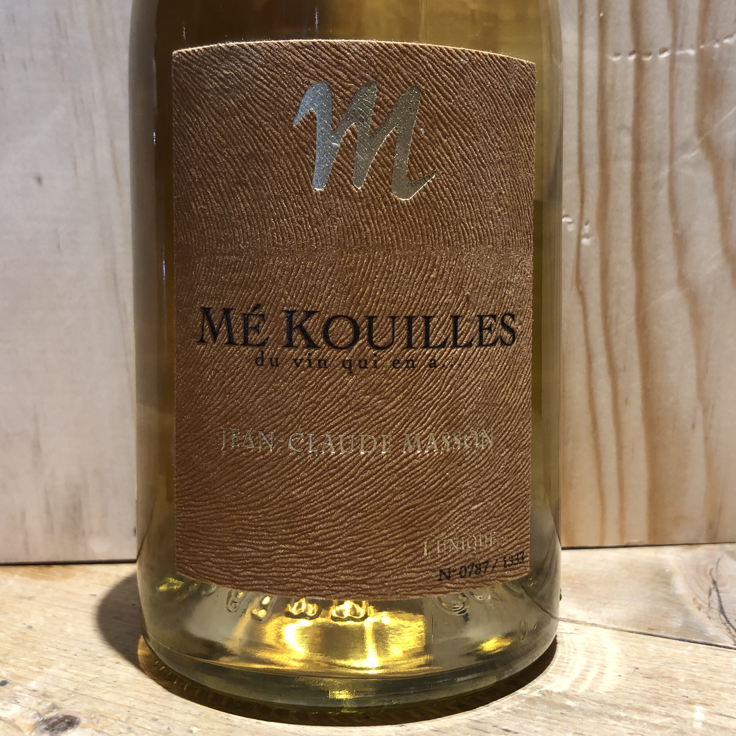 Vin Blanc Savoie Apremont Mé Kouilles Jean Claude Masson 2017 75 cl