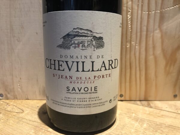 Vin Rouge SavoieMondeuse Saint Jean De la Porte Domaine de Chevillard 2018 Vin Rouge La Java des Flacons Cave à Vins Annecy 75 cl