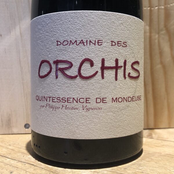Vin Rouge Quintessence de Mondeuse Domaine des Orchis Philippe Héritier 2017