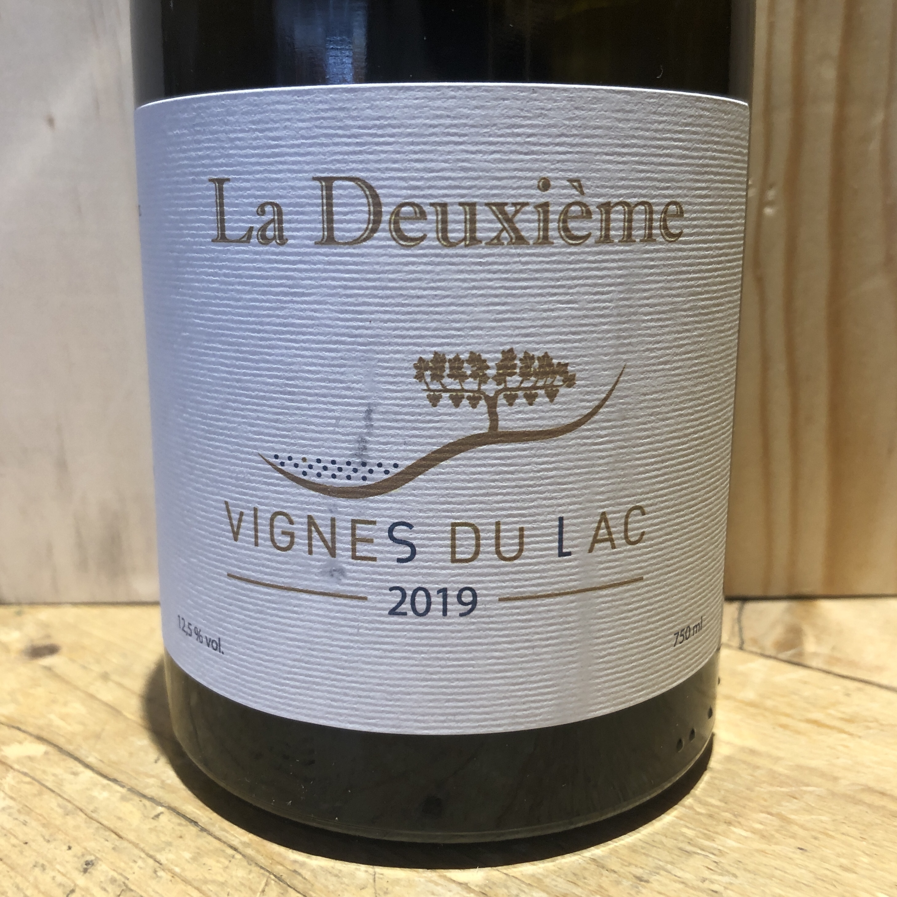 Vin Blanc Savoie Vigne du lac La Deuxième Bruno Lupin 2019 75 cl