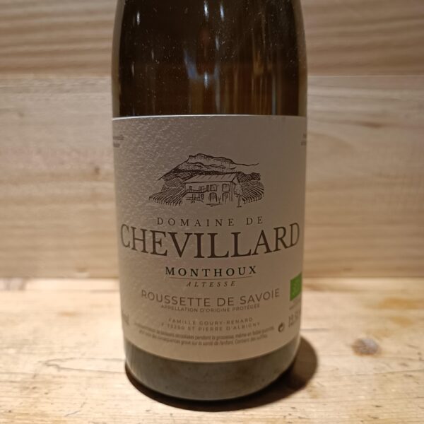 Roussette de Savoie  Monthoux domaine de Chevillard 2018