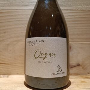 Champagne Origines Brut Nature Salima & Alain Cordeuil