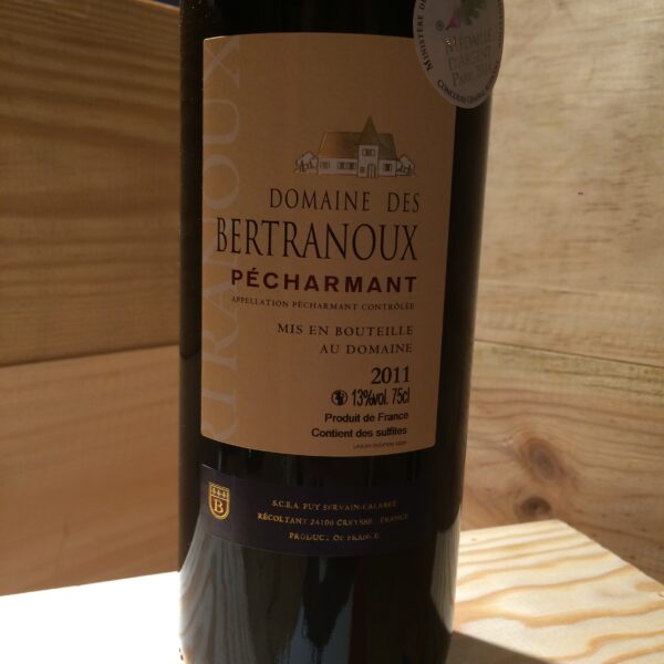 Pécharmant Domaine Bertranoux 2011