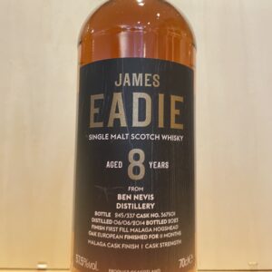 JAMES EADIE Ben Nevis Distillery Single Malt 8ans